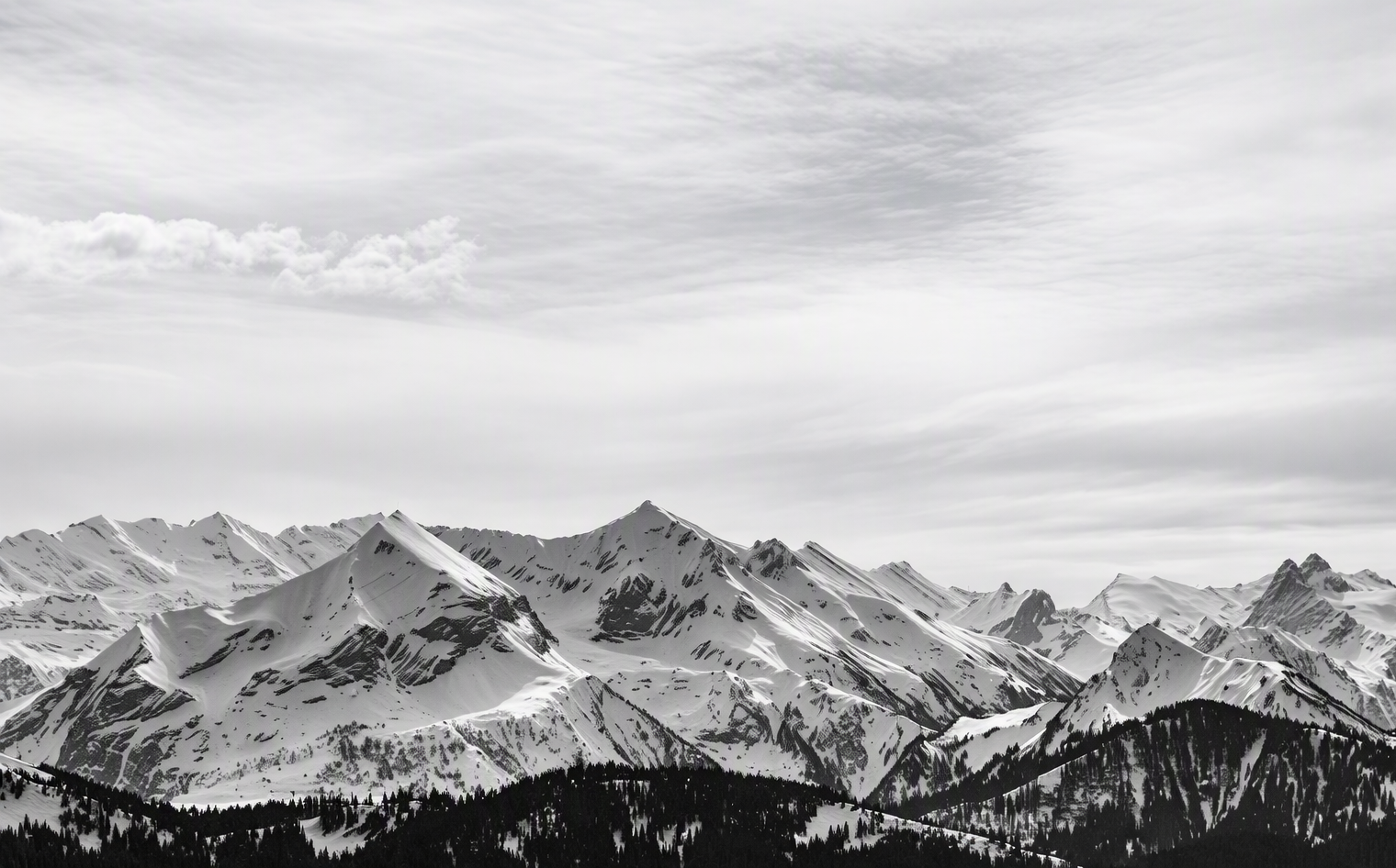 Snow-capped mountains — the clarity Aura Development brings to the web