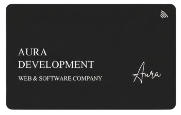 Digital business card preview